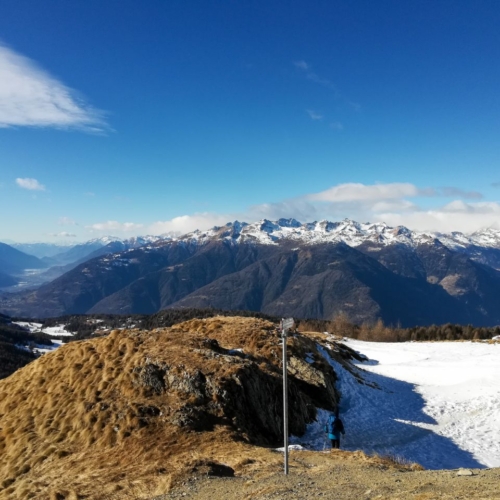 Il Monte Padrio: trekking invernale in Valtellina