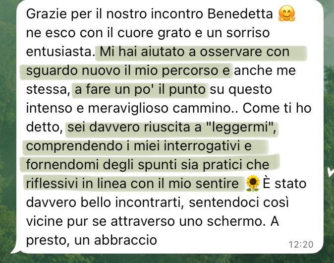 feedback recensioni Benedetta Sala due passi in natura educazione ambientale metodo achillea (5)